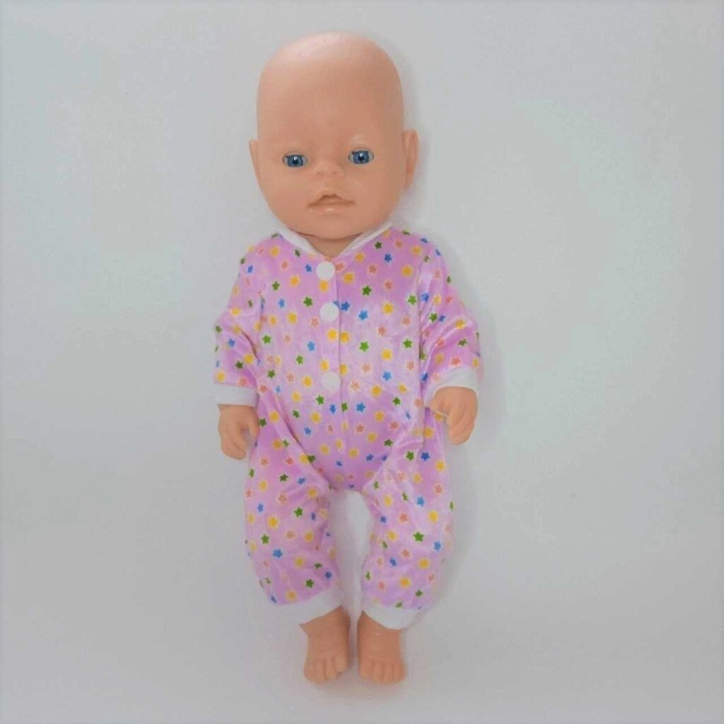 Одяг для ляльки 40 см Бебі Бона/Baby Born сліп/ чоловічок рожевий від компанії Artiv - Інтернет-магазин - фото 1