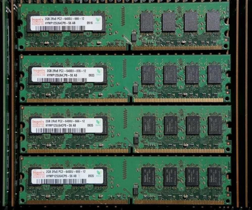Оперативна пам'ять DDR2 1GB 2GB DDR3 2GB 4GB 8GB. Гарантія 30 від компанії Artiv - Інтернет-магазин - фото 1