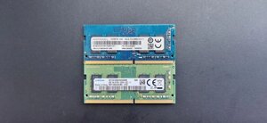 Оперативна пам'ять для ноутбука sodimm DDR4 4GB (1 планка)4GB