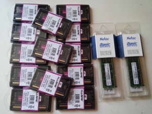 Оперативна пам'ять ноутбук комп DDR3 DDR4 8 16 Gb