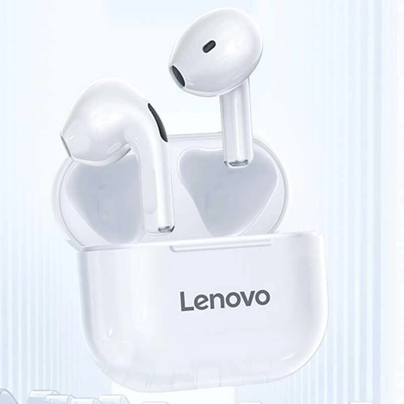 ОРИГІНАЛ! Бездротові навушники Lenovo LP40 Bluetooth 5.0 Льодово від компанії Artiv - Інтернет-магазин - фото 1