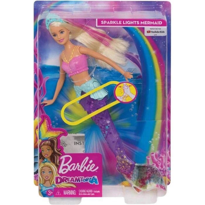 ОРИГІНАЛ! Лялька Барбі Русалка Дрімтопія Підводне Сяйво Barbie від компанії Artiv - Інтернет-магазин - фото 1