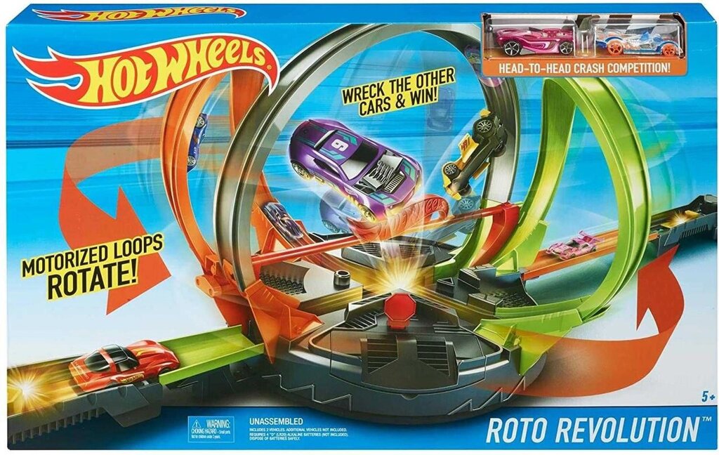 ОРИГІНАЛ! Моторизований трек Hot Wheels Революційні перегони від компанії Artiv - Інтернет-магазин - фото 1