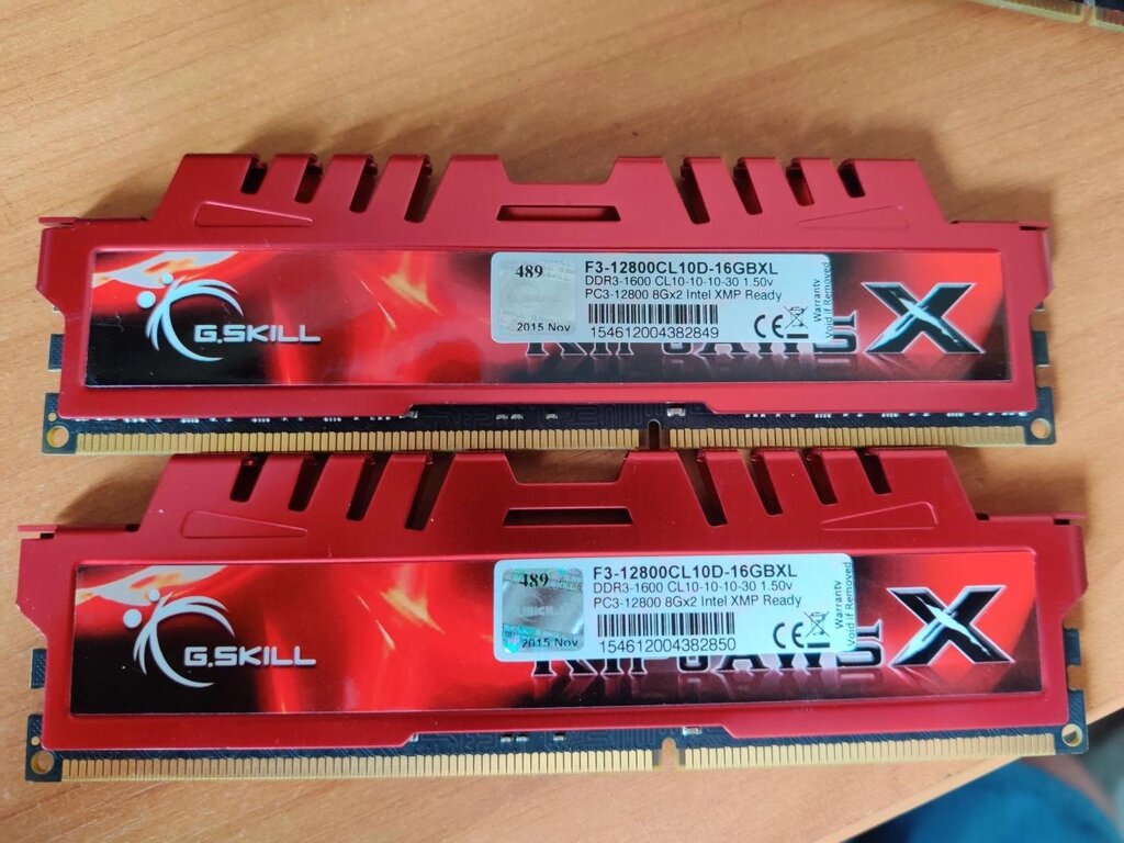 Пам'ять GSKILL DDR3 16Gb (2x8Gb) 1600MHz від компанії Artiv - Інтернет-магазин - фото 1