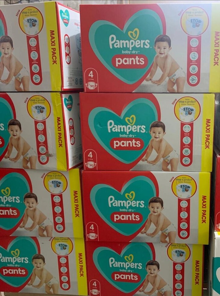 Памперси підгузки Pampers Pants / Baby dry від компанії Artiv - Інтернет-магазин - фото 1