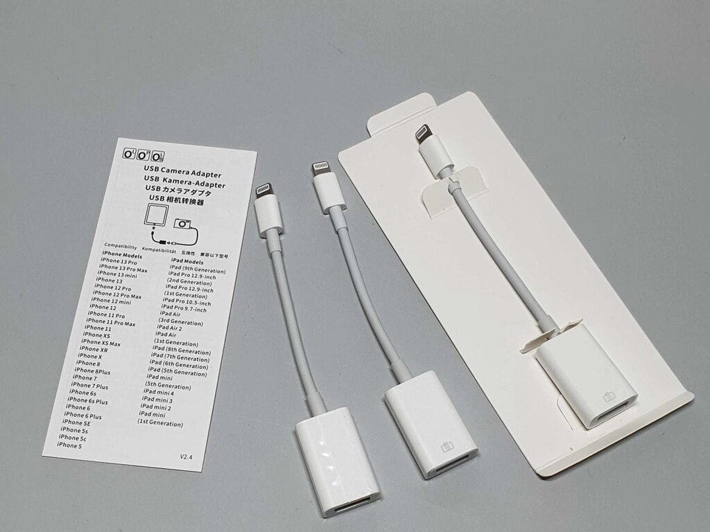 Перехідник Apple Адаптер Lightning to USB Camera від компанії Artiv - Інтернет-магазин - фото 1