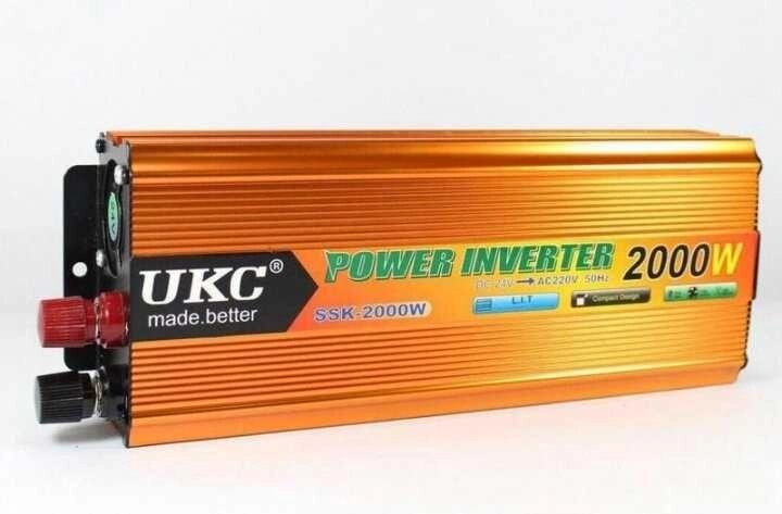 Перетворювач напруги (Інвертор) UKC 12V-220V 2000W AC/DC SSK від компанії Artiv - Інтернет-магазин - фото 1