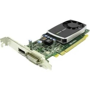 Графика NVIDIA Quadro 600 1Gb PCI-Ex DDR3 128bit (DVI + DP)