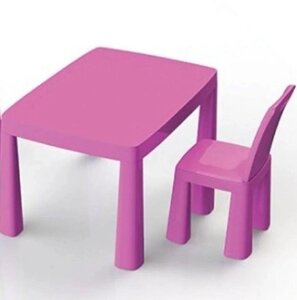 Дитячий стіл + стільчик Долоні, дитячий стіл та стілець пластиковий