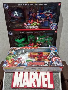 Подарунковий набір Супергероя Марвел, Месники, Капітан Америка, Хаалк...