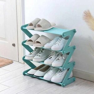 Полиця-стійка-органайзер для взуття на 4 полиці Shoe Rack Amazin