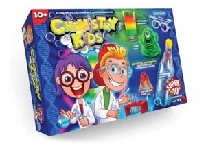 Набір для проведення дослідів Chemistry Kids великий досліди ЛЬВІВ