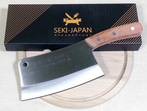 Великий важкий кухонний топірочок-тяпка для кісток і м'яса SEKI-JAPAN