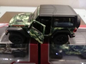 Металева модель військовий джип Jeep Wrangler, масштаб 1:34