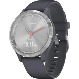 Смарт-годинник Garmin vivomove 3S Sport Silver-Blue Silicone (010-02238-20)