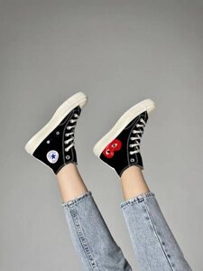 Високі жіночі кеди Converse Des Garcons Black EUR 42 конверсі