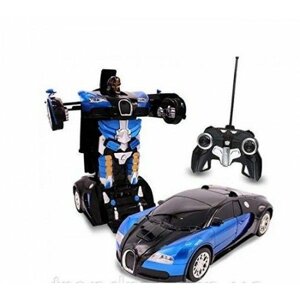 Машинка-трансформер Glorlous BugattiRobot Car на радіокеруванні 21 см