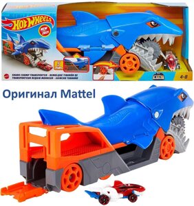 Вантажівка-транстер Hot Wheelsg4500 акула. Хот Вілс Акуля паща