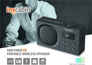 Будильник FM Inscabin P2 цифрове радіопортивна колонка Bluetooth