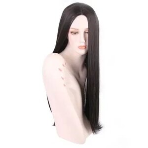 Перука довгий чорний шатен русявий перука довга штучна перука