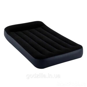Надувне ліжко-матрас Intex 99 х 191 х 25 см Чорний (64141)