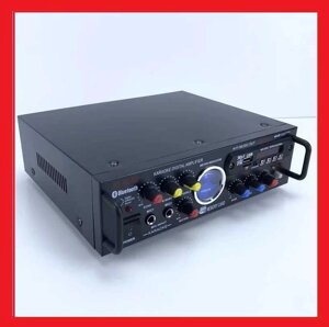 Підсилювач потужності звуку Amplifier 339BT Блютуз, FM тюнером і караоке