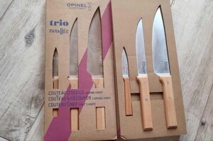 Opinel Classic Trio 001838 набір ножі шеф-кухаря гострі неіржавка сталь ніж