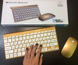 Бездротова клавіатура та миша Apple