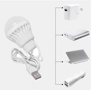 USB-лампочка ліхтар, світлодіодна LED-лампа від USB з кабелем 1 м
