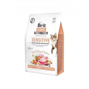 Корм для котів Brit Care Sensitive Healthy Digestion &amp, Delicate Taste