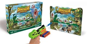 Ігровий набір Dinosaur тир бластер стріляє м'якими кулями