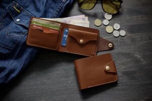 Ручна робота кошелек мужской портмоне кожаный гаманець шкіряний