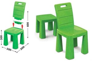 Дитячий стілець табурет трансформер 2 в 1 стільчик 04690 Doloni