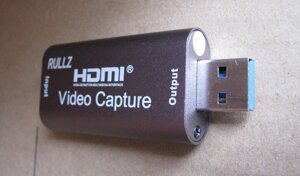Перетворювач адаптера Rullez 1080p 60Fps HDMI USB 3.0