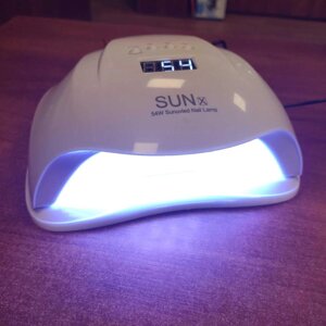 LED UV LED-льод уФ-лампа SUN X 54вт для нарощування нігтів, гель-лак Біла