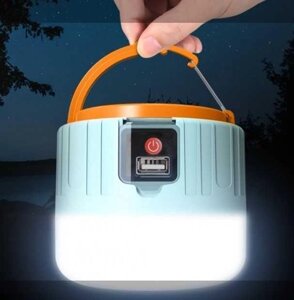 Ліхтар LED power bank Li-Ion акумулятор сонячна батарея