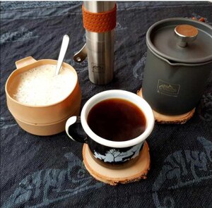 Набір HELIKON-TEX кавомолка прес-кружка ножі кераміка кавова кава