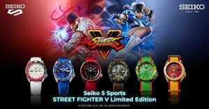 ОРИГІНАЛ | НОВІ: Коллекція Seiko 5 Sports Street Fighter Limited.
