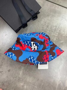 Синя панама MLB Los Angeles панамка LA кепка gu533