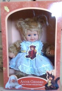 Ведмедик 30 см Лялька Anne Geddes дівчинка