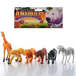 Великі фігурки дикі тварини A585,13-18 см, материнки диких тварин A585