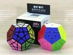Швидкісний мегамінкс QiYi Qiheng (Ч, К. пласт) Кубик Рубика, Мегаминкс