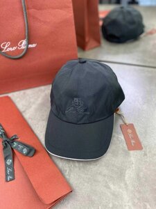 Сіра кепка Loro Piana кепка з вишивкою Лоро Півонія gu494