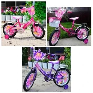 Велосипед двоколісний для дівчинки Azimut Принцеса 12, 14, 16, 18,