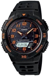 ОРИГІНАЛ | НОВИЙ: Чоловічий годинник Casio AQ-S800W-1B Solar. Гарантія!