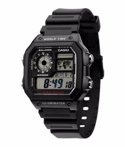 ОРИГІНАЛ|НОВИЙ: Чоловічий годинник Casio AE-1200WH-1AV Класика|ГАРАНТІЯ
