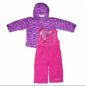 Зимовий комплект для дівчинки Columbia куртка та напівкомбінезон Коламбія