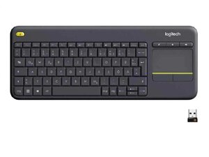 Бездротова сенсорна телевізійна клавіатура Logitech K400 Plus