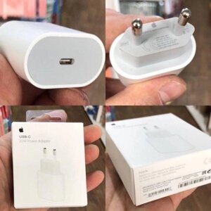 Зарядка айфон блок живлення адаптер iPhone USB-C 20W Оригінальний Apple