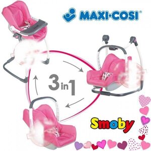 Стільчик для ляльки MAXI COSI 3 в 1 Smoby 240226 240230
